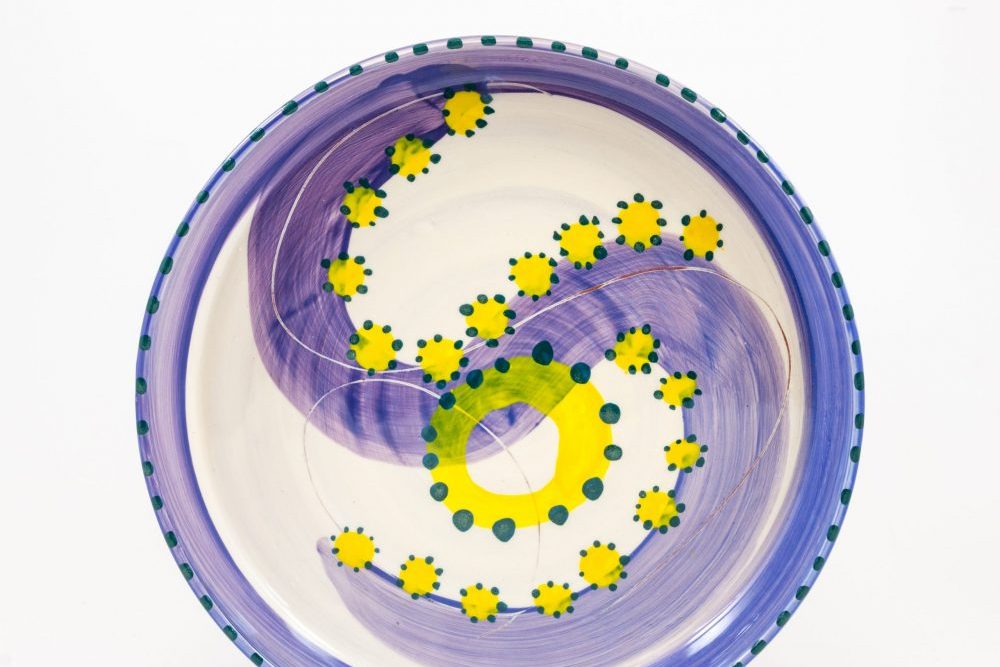 Abstract dinner plate